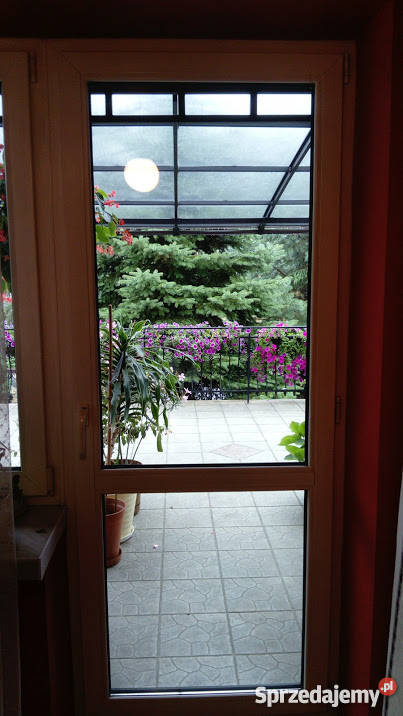 Drzwi balkonowe 2340 x 910 firmy TRAS stan sprzedam