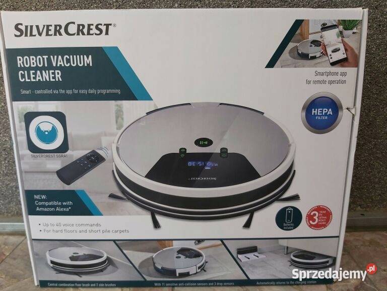 ROBOT SPRZĄTAJĄCY SMART SILVERCREST SSRA1 Pozostałe