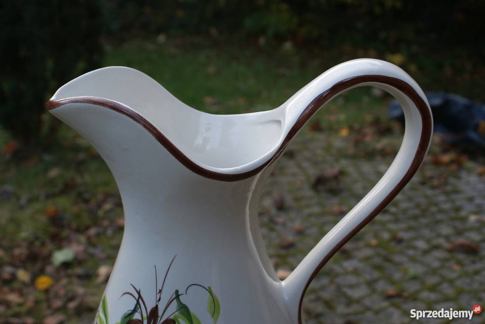 Ceramiczny komplet łazienkowy toaletowy dzban i Warszawa