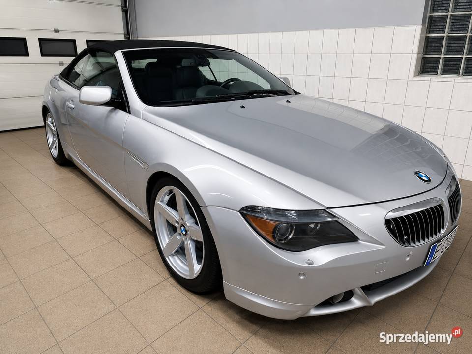 BMW 645Ci Cabrio E64 125 V8 bogate wyposażenie lakier metallic