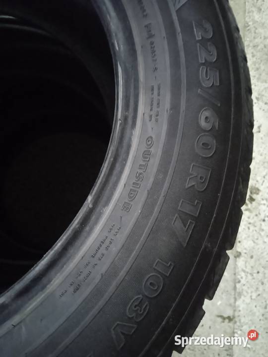 opony zimowe 225 60 r17 nokian 4 sztuki 7 mm 225 Przemyśl