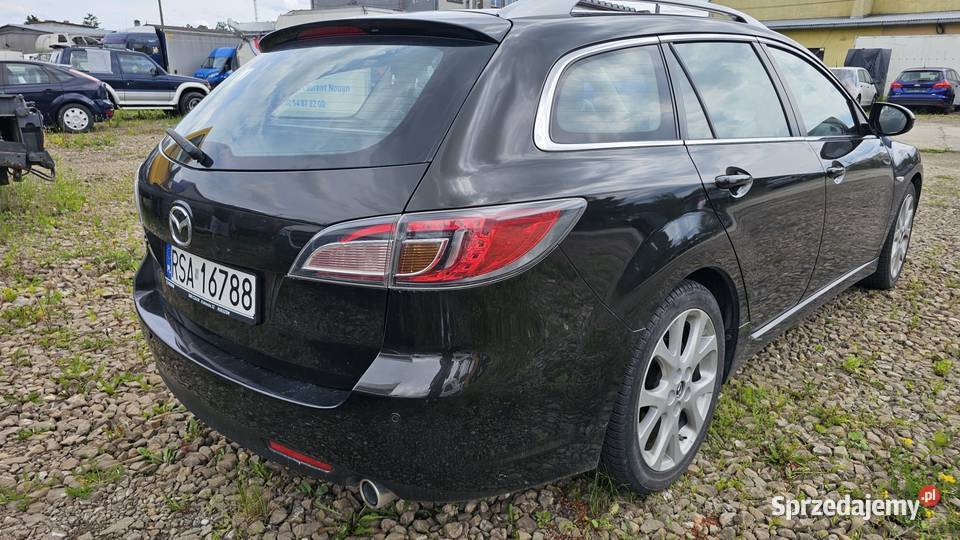Mazda 6 II 22 163 2010r Xenon Skóra Uszkodzony 249000km podkarpackie Zarszyn