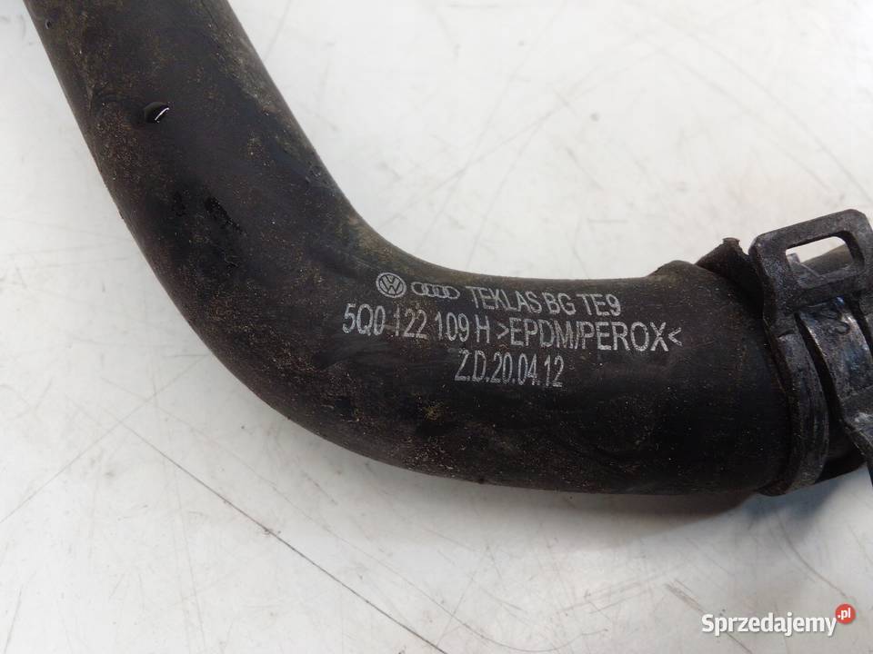 RURA WĄŻ WODY AUDI VW SKODA ORYGINAŁ 5Q0122109H śląskie Przystajń