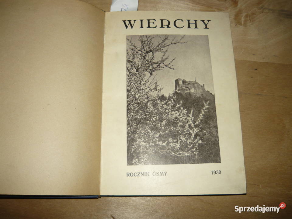 Wierchy rocznik ósmy 1930 wydania Nowy Sącz