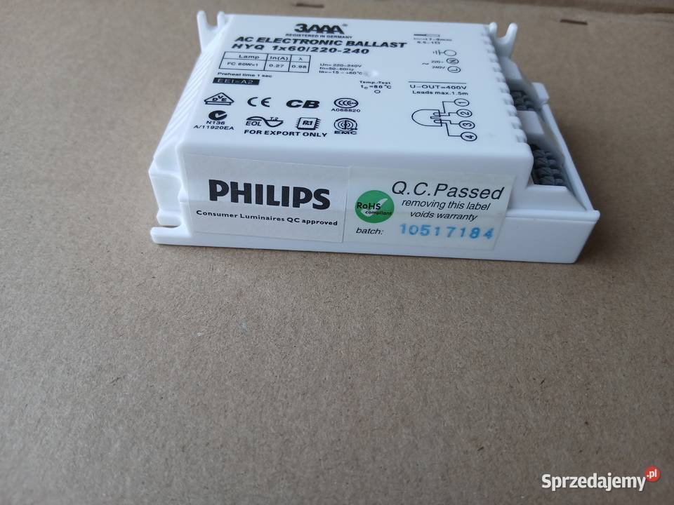 Statecznik Zasilacz do Świetlówki Kołowej 3AAA Warszawa sprzedam