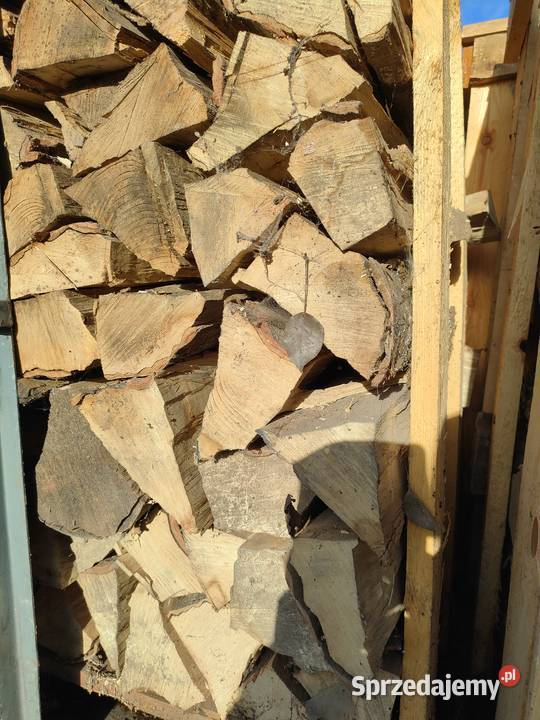 Drewno kominkowe opałowe sezonowane suchegraba