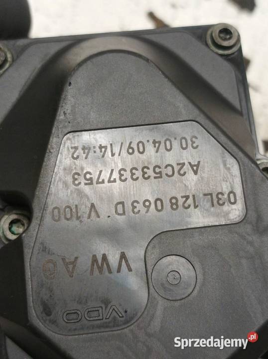 PRZEPUSTNICA 03L128063D 20 TDI Audi A6 III osobowe sprzedam