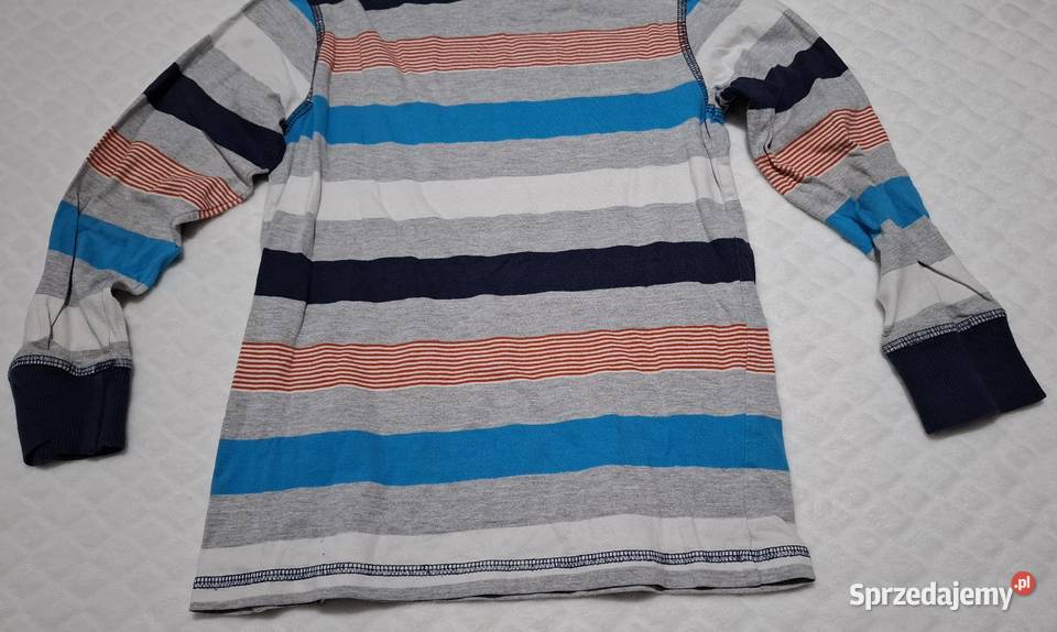 Koszulka długi rękaw chłopięca paski Topolino Czeladź