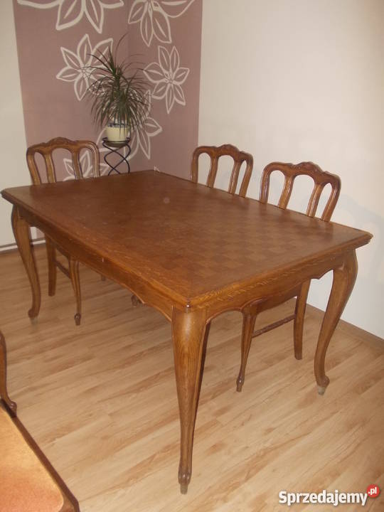 SPRZEDAM STÓŁ Z KRZESŁAMI LUDWIK XVI