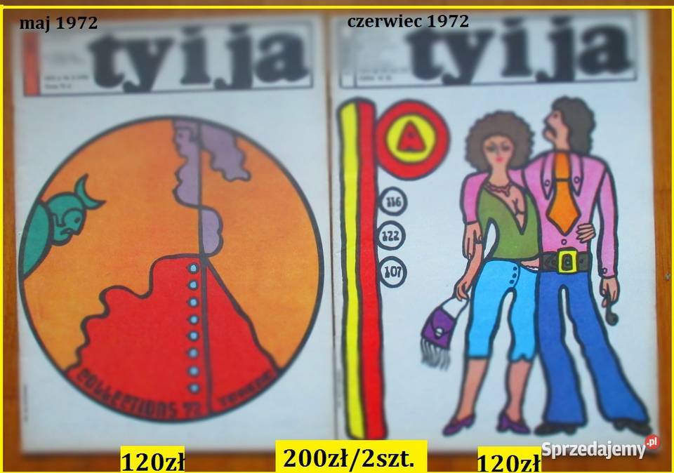 PRZEKRÓJ rocznik 1985czasopisma pocztówki łódzkie Łódź sprzedam