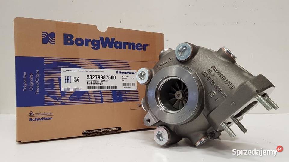 Nowa turbosprężarka BorgWarner KKK 53279987500 mazowieckie Siedlce