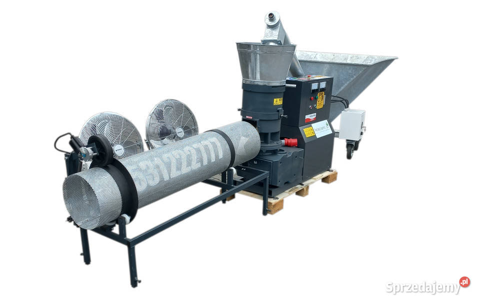 Linia do Produkcji Pelletu ze Słomy 22 kW do 350 nieuszkodzony Pozostałe Zrębice