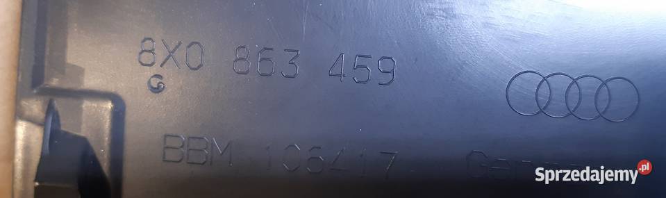OSŁONA PROGU BAGAŻNIKA AUDI A1 8X0863459