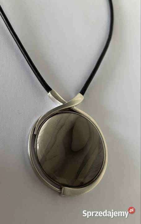 Naszyjnik Krzemień Pasiasty WKruk Orska Naszyjniki Bydgoszcz