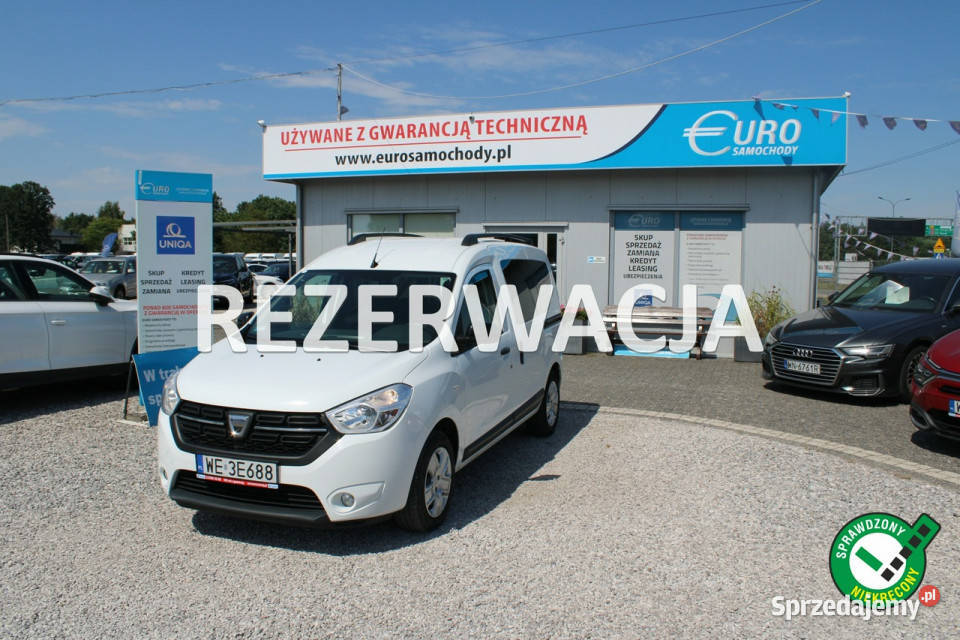 Dacia Dokker 15LAUREATE Netto 31626 PLN Fvat Warszawa
