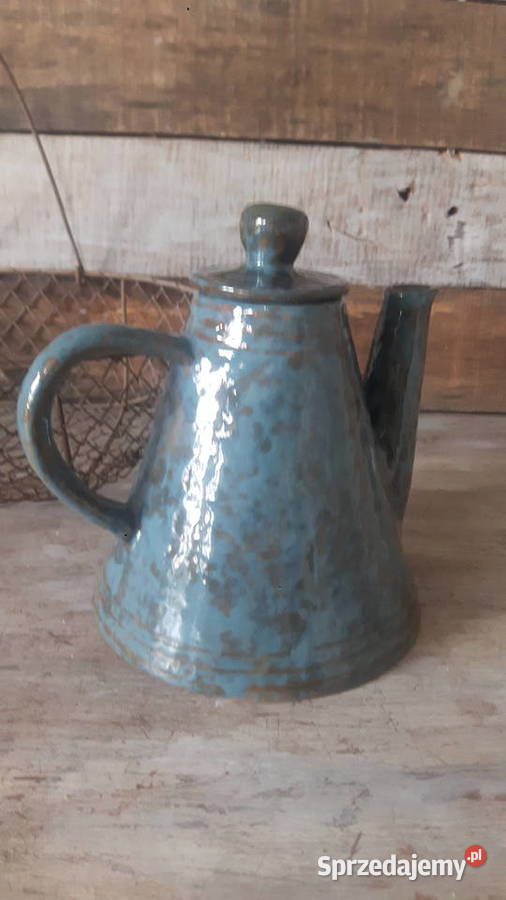 Imbryk ceramiczny ręcznie wykonany Rękodzieło mazowieckie Otwock