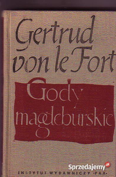 5252 GODY MAGDEBURSKIE GERTRUD VON LE FORT Czyrna sprzedam