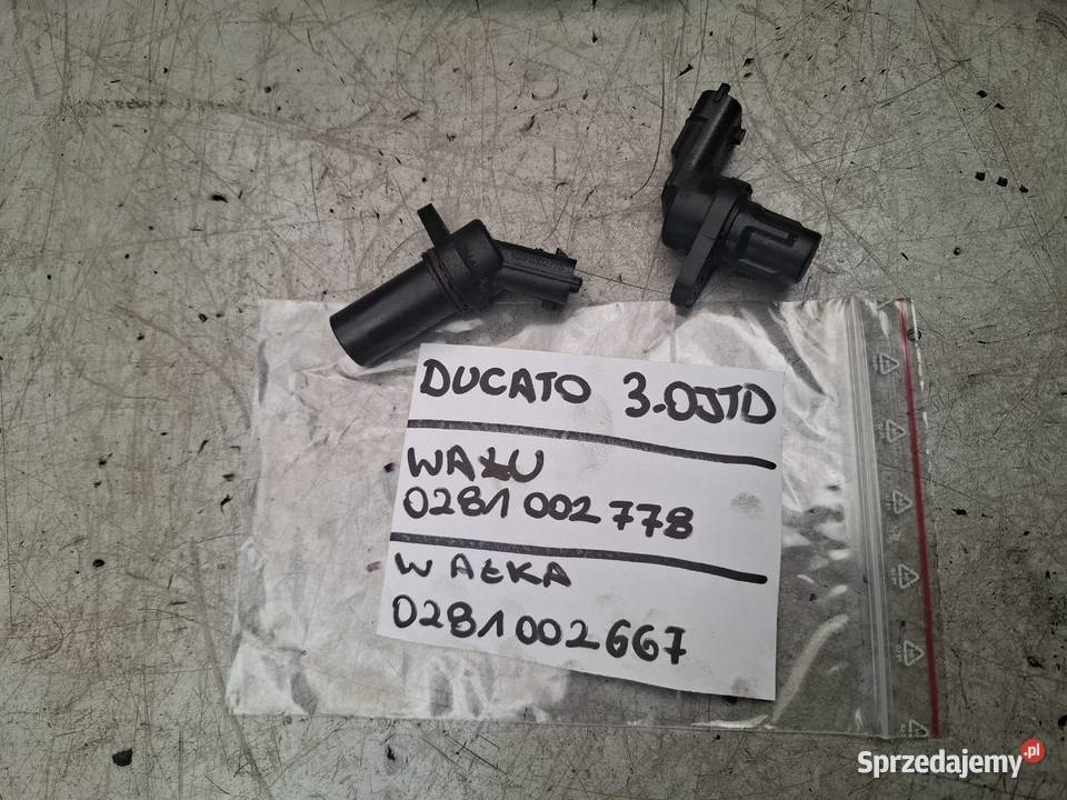 FIAT DUCATO 30 JTD czujnik wału 0281002778 walka Kielce