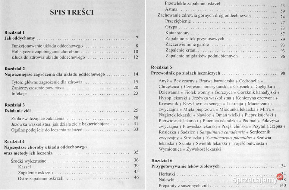 Zioła na przeziębienie astmę zapalenie zatok Pozostałe Chełm