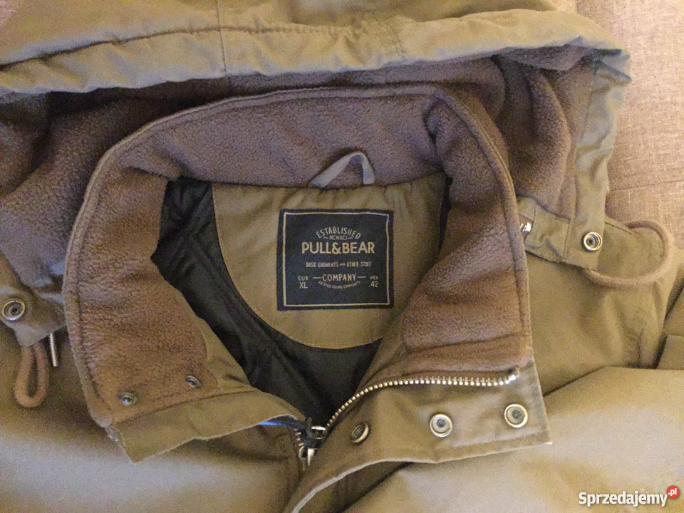 PullBear kurtka parka khaki 42XL zielony Włocławek