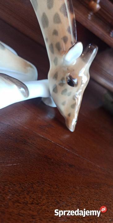 Żyrafa Lomonosov Figurka Leżąca Gdańsk