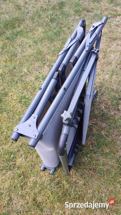 Leżak Łóżko składane z daszkiem materac Bydgoszcz