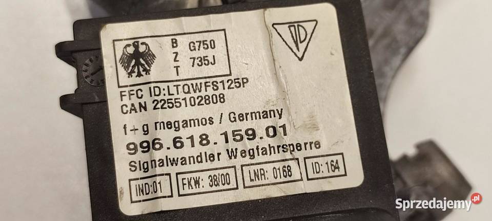 PORSCHE BOXSTER 986 STACYJKA KLUCZYK 99661815901 dolnośląskie