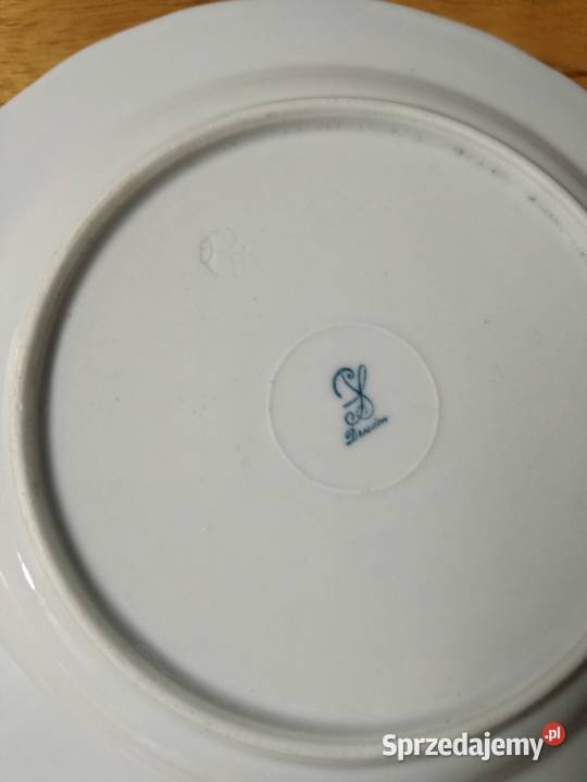 Porcelana Potschappel Dresden komplet 6 talerzy śląskie Jastrzębie-Zdrój