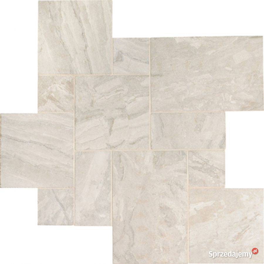 Płytki Marmur Queen Beige bębnowany komplet 0742 Pozostałe łódzkie