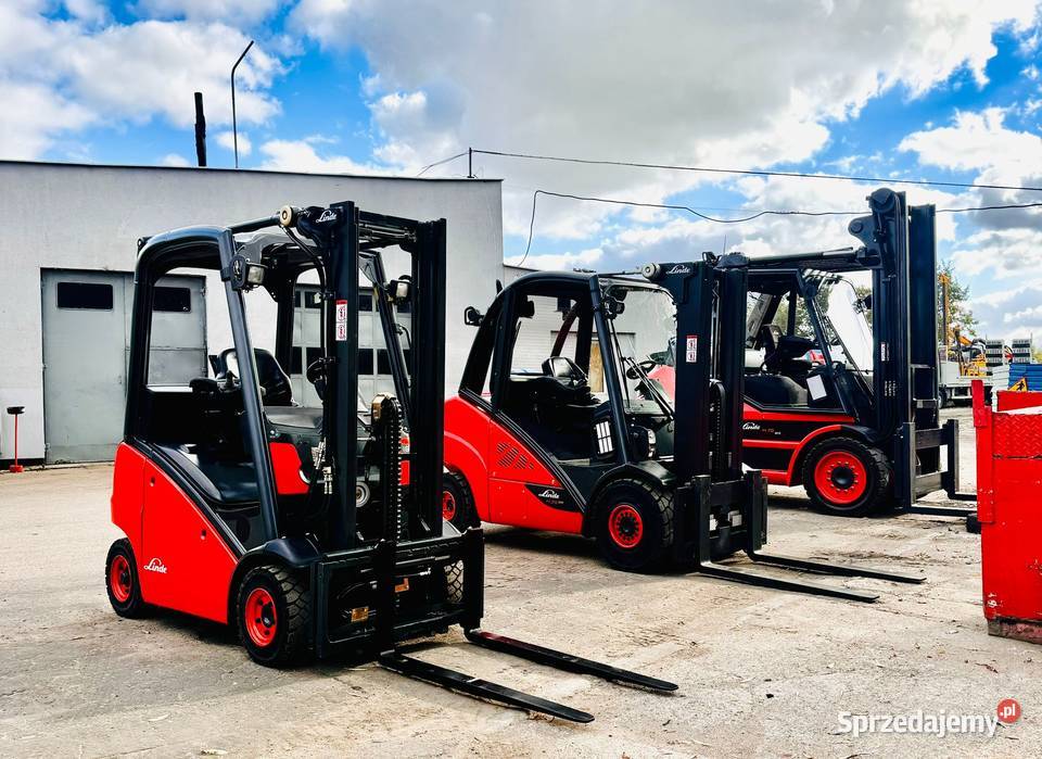 Linde H35 wózek widłowy używany 35 t Triplex