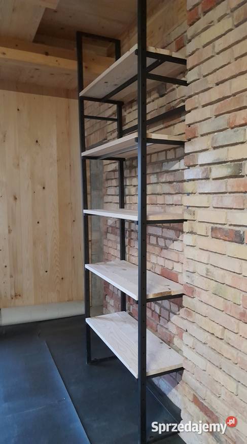 Regulowany regał loft industrial klejonka małopolskie