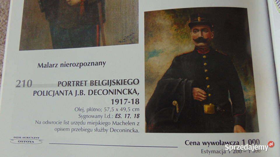 Obraz olej na płótnie z 19171918 roku Malarstwo Białystok