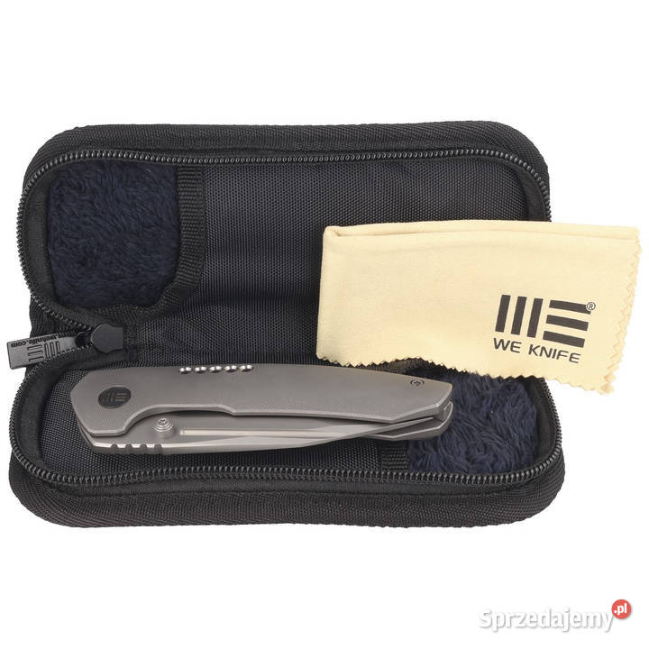 Nóż składany WE Knife Trogon Gray Titanium Turystyka Warszawa