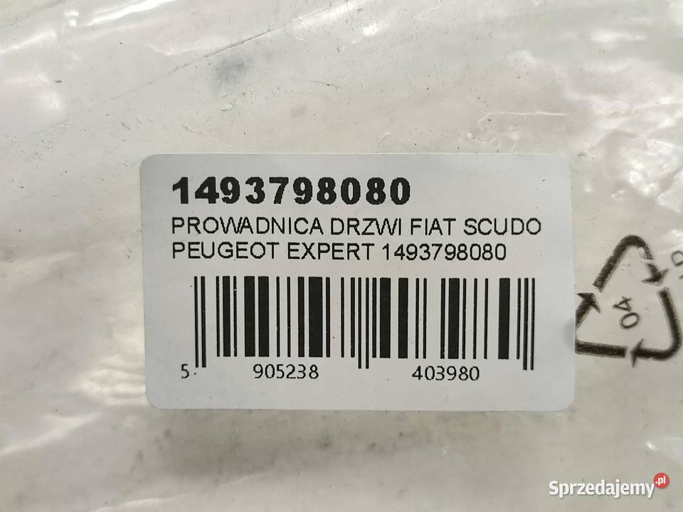 PROWADNICA DRZWI PRZESUW FIAT SCUDO 19962006