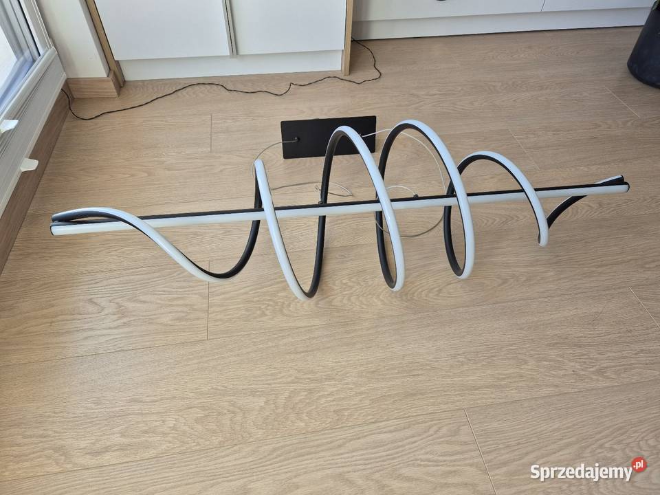 Lampa wisząca Twist czarna LED Milagro mazowieckie Warszawa