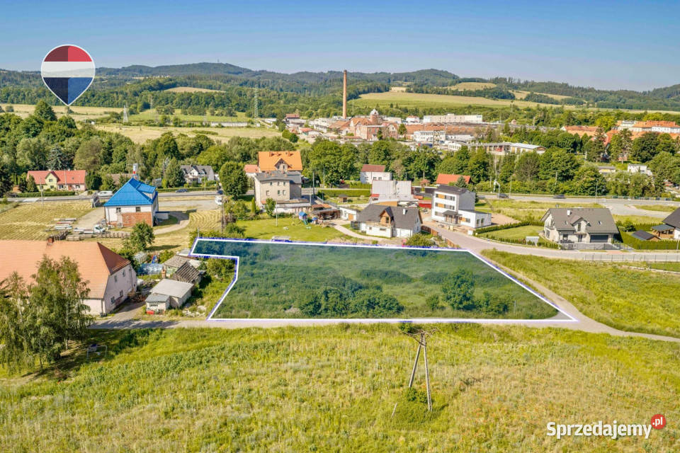 Działka budowlana 2873 m z mediami i dojazdem dolnośląskie Jeleniów