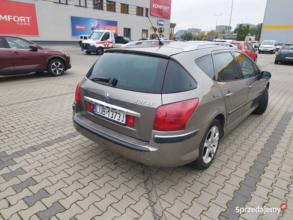 Bogato wyposażony peugeot 407 Lublin