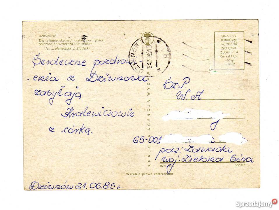 DZIWNÓW KĄPIELISKO POCZTÓWKA WIELOWIDOKOWA Krynki