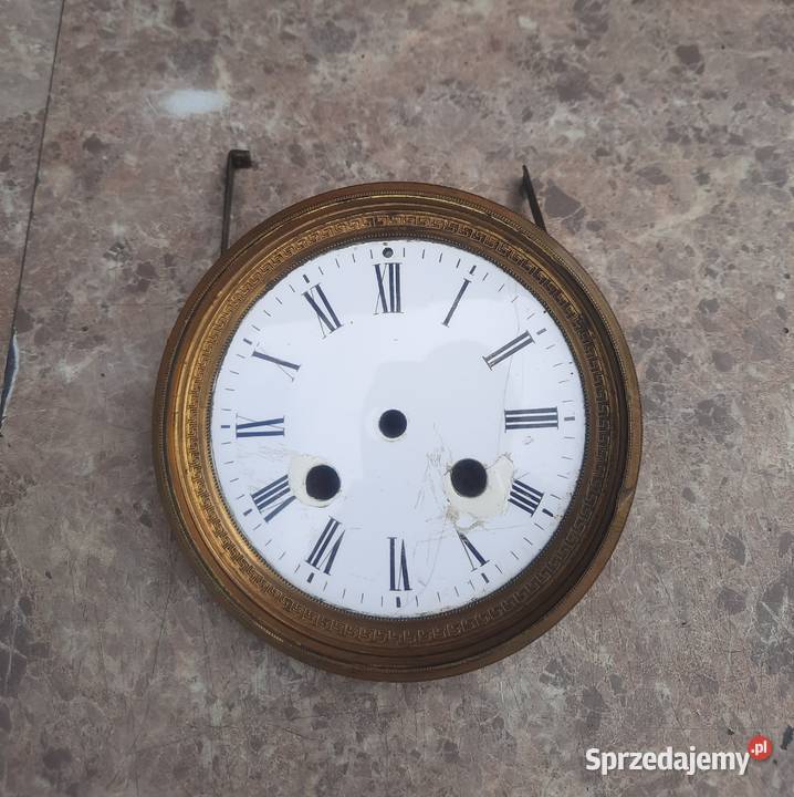 T060 Tarcza starego zegara kominkowego 3723 Tczew