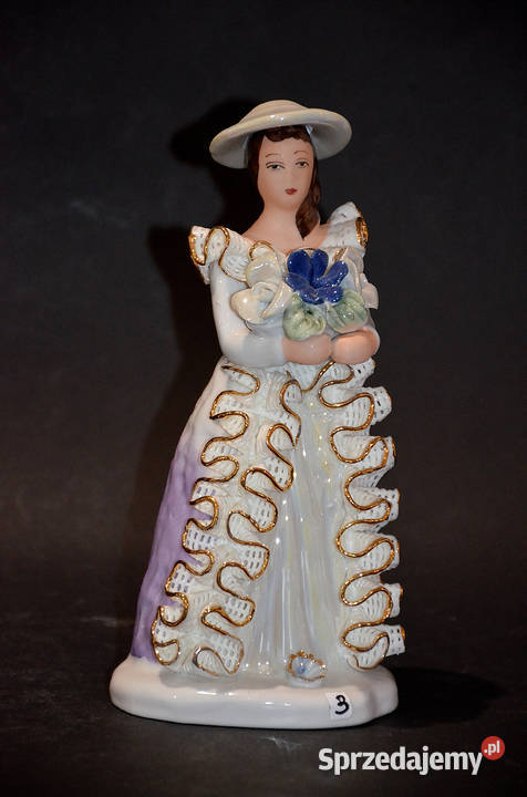 Figurka Porcelana reg Alba Iulia Rumunia koronki Porcelana i szkło wielkopolskie Środa Wielkopolska