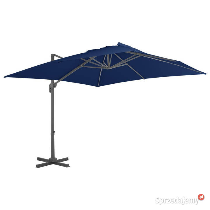 Parasol wiszący z aluminiowym słupkiem 3x3 m Warszawa