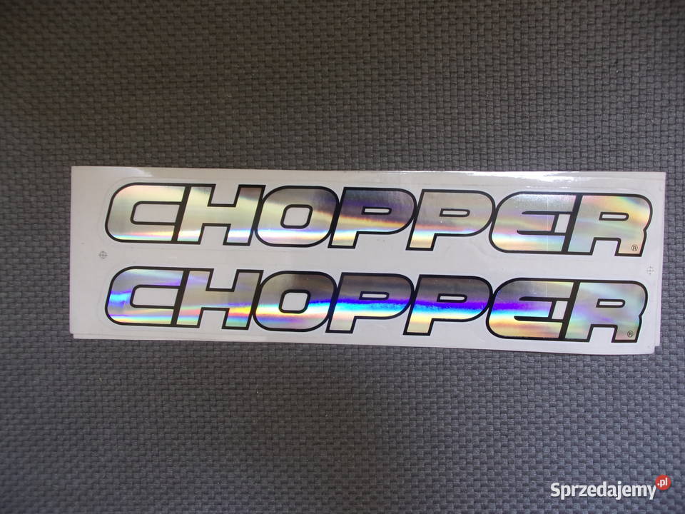 CHOPPER naklejka samoprzylepna na ramę roweru