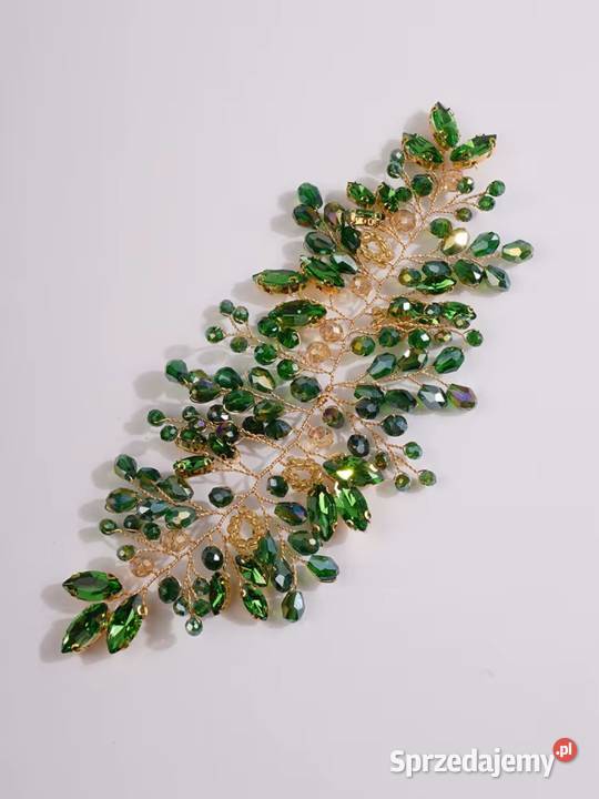 Ozdoba do włosów opaska koraliki ślub wesele Szczecin