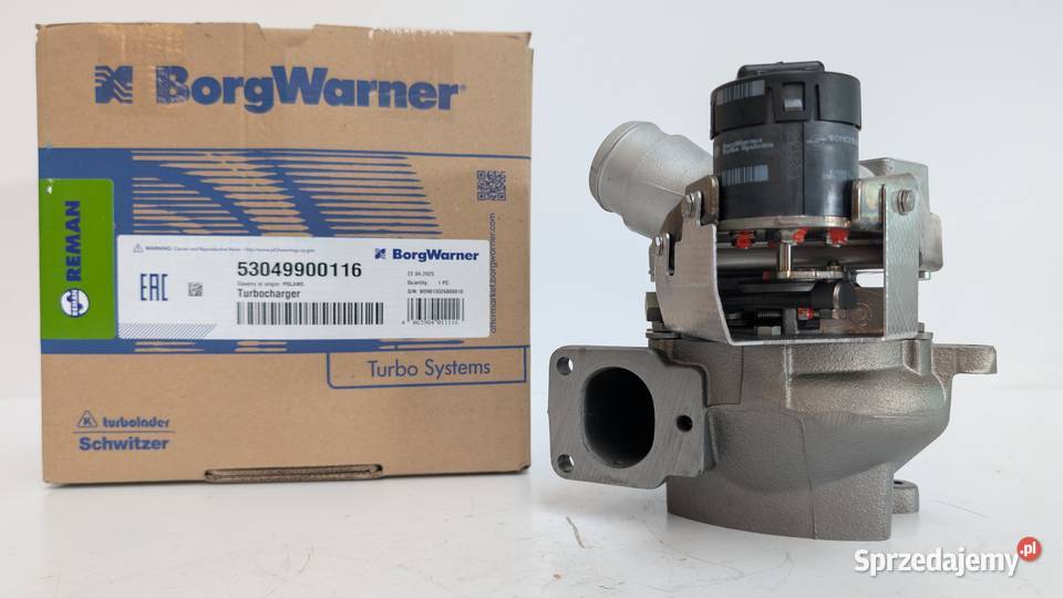 Turbosprężarka BorgWarner KKK Oryginal Reman Siedlce