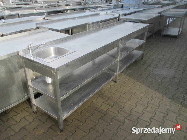 Stół Zlew Gastronomiczny Z 2 Półkami 2806085
