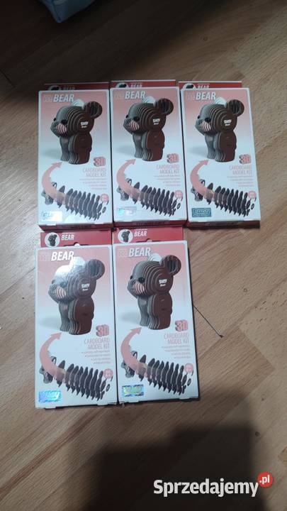 Puzzle Przestrzenne 3D Eko Eugy Miś Niedźwiedź Pozostałe sprzedam