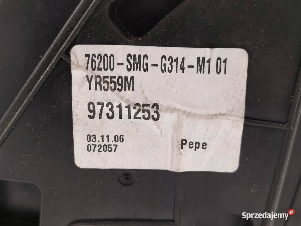 LUSTERKO PRAWE 9PIN EUROPA UFO Honda Civic VIII świętokrzyskie