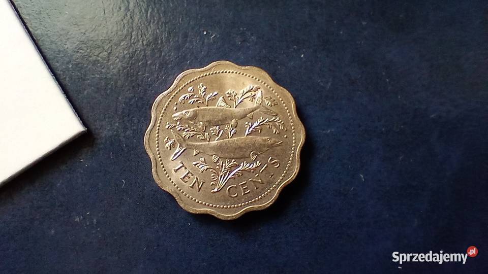 Stare monety 10 cent 1989 Bahamy Lesko