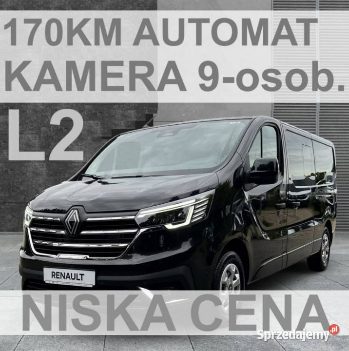 Renault Trafic 170 Automat Kamera Klima tył Szczecinek