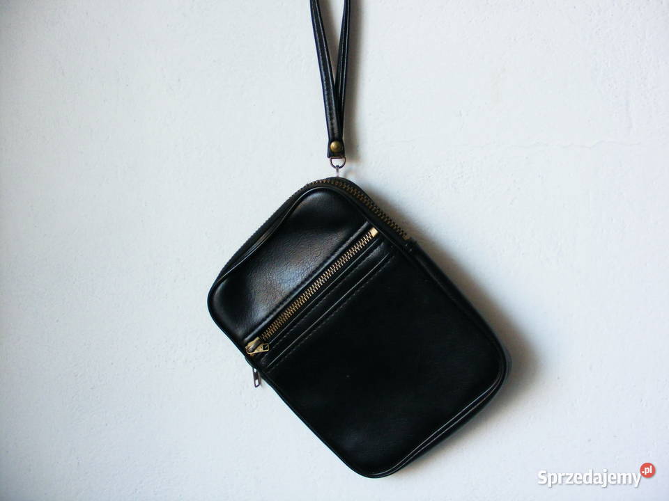 Saszetka na dokumenty czarna Oborniki Śląskie